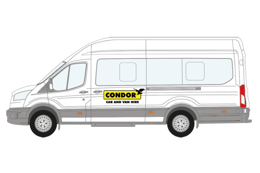 Ford Transit 430 Shr Bus 17 Str for hire from Condor Self Drive