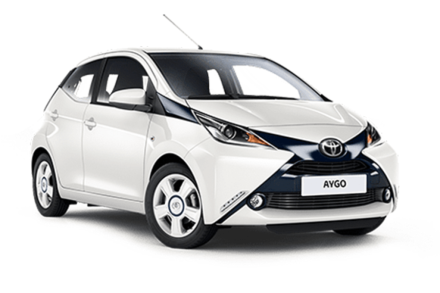 Toyota Aygo Vvt-i Mode Ac for hire from Condor Self Drive