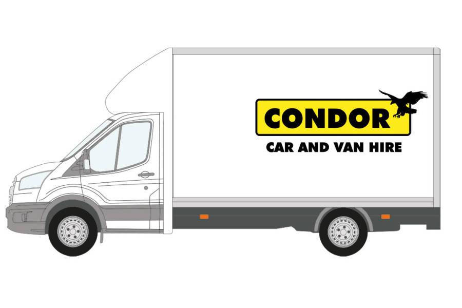 Ford Transit Luton 350 Tail Lift for hire from Condor Self Drive
