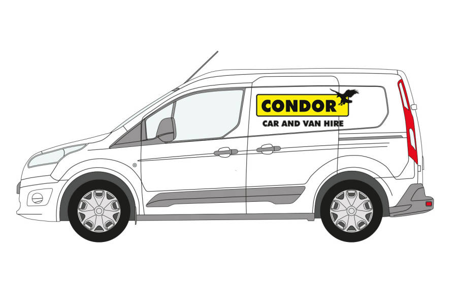 Ford Connect for hire from Condor Self Drive