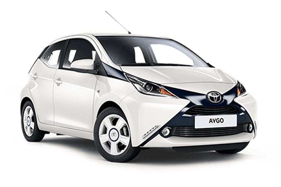Toyota Aygo for hire from Condor Self Drive